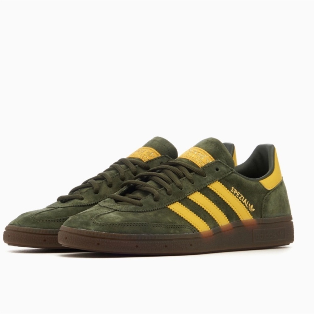 🔥RARE Adidas Handball Spezial Night Cargo Tribe Yellow Adidas - Picture 2 of 16